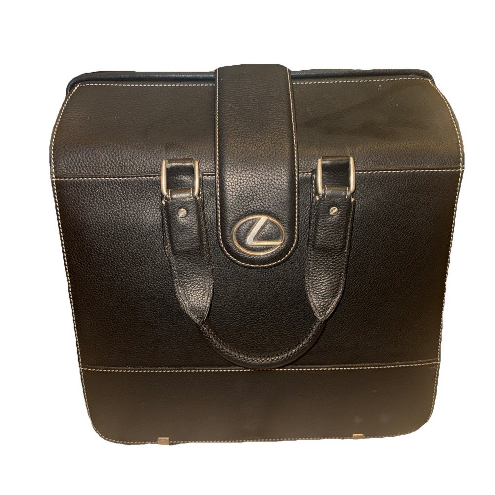 Lexus Bag Created By Gian Paolo Lombardo BagTravel  Portfolio Black Leather Rare